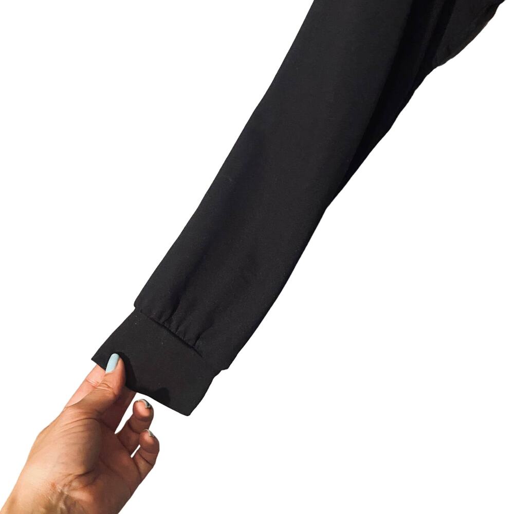 Revamped Black Oversized Long Sleeve Basic Simple… - image 4